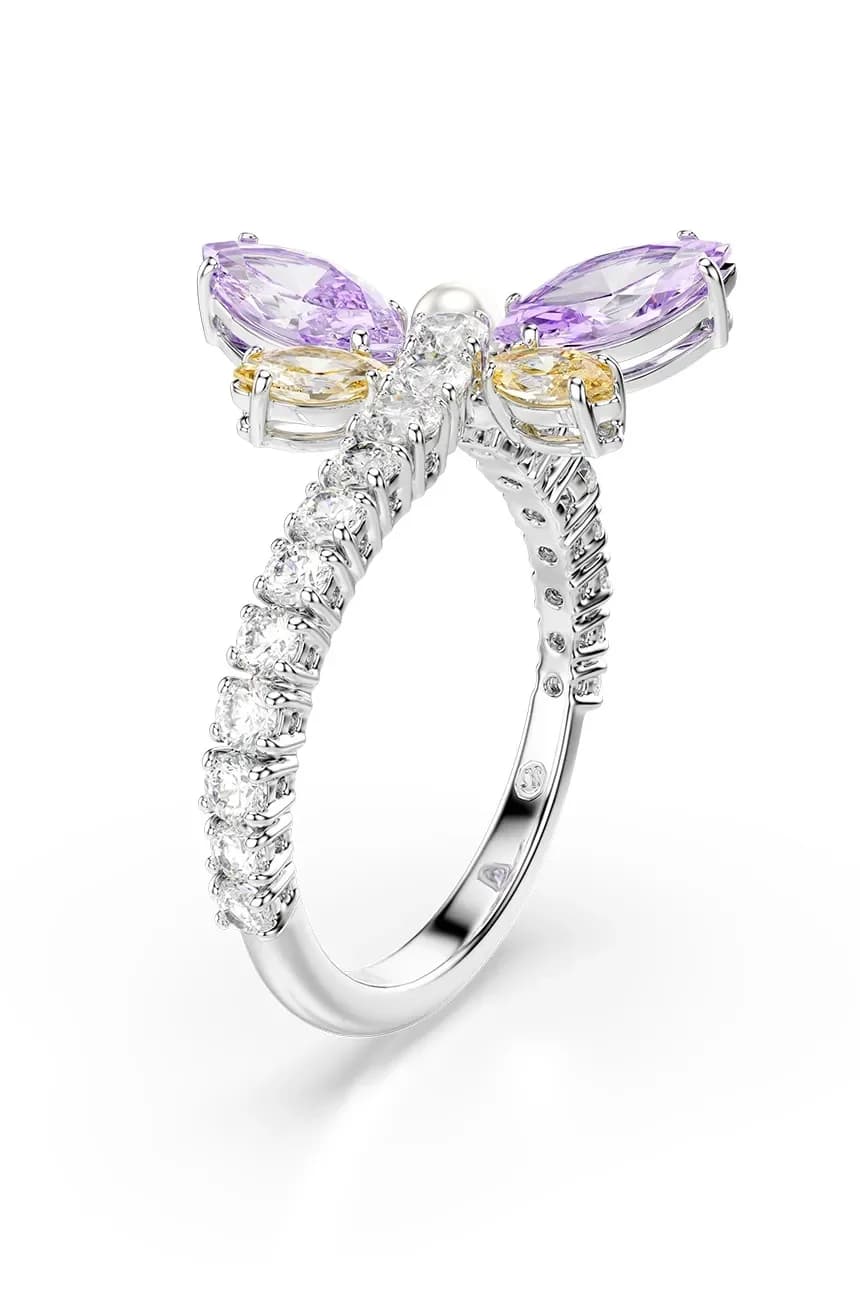 Женское металлическое кольцо с цирконом Ariana Grande x Swarovski - фото 3