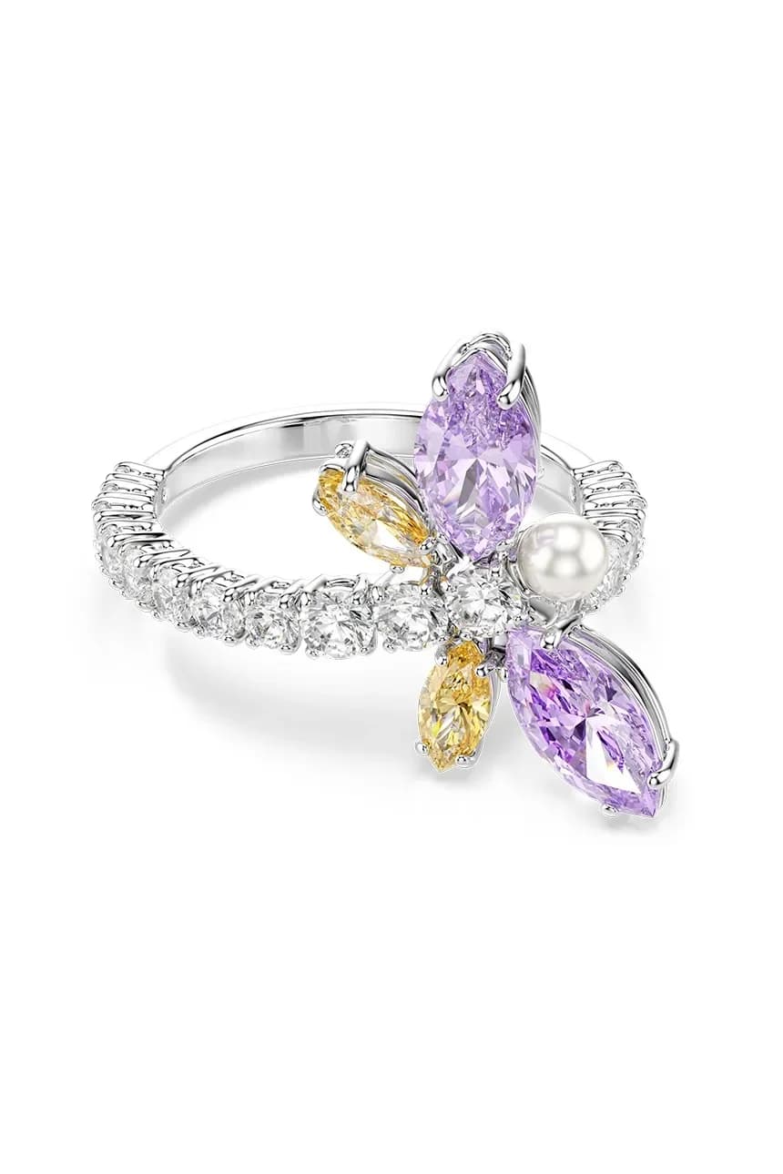 Женское металлическое кольцо с кристаллами Swarovski Ariana Grande x Swarovski