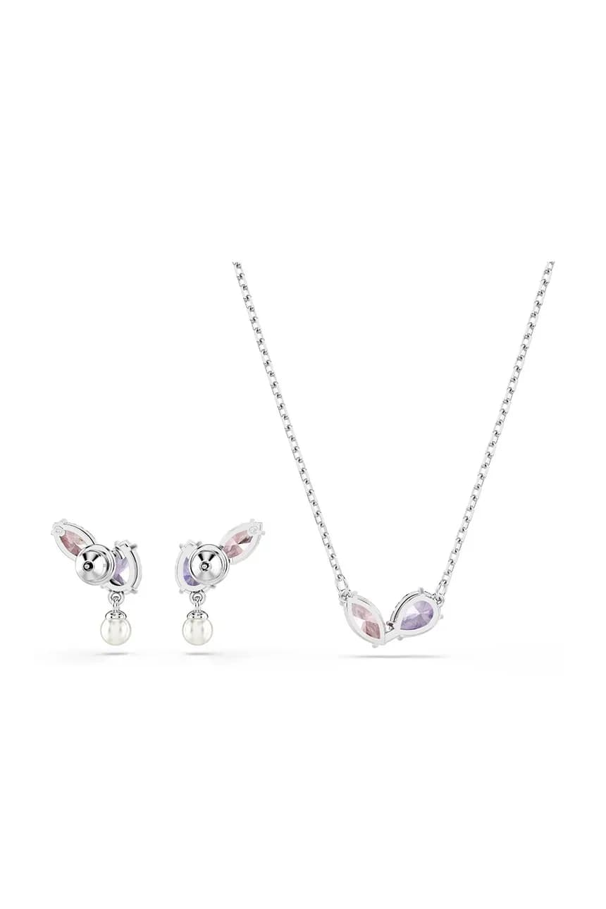 Женский комплект металлических украшений с кристаллами Swarovski Ariana Grande x Swarovski - фото 6