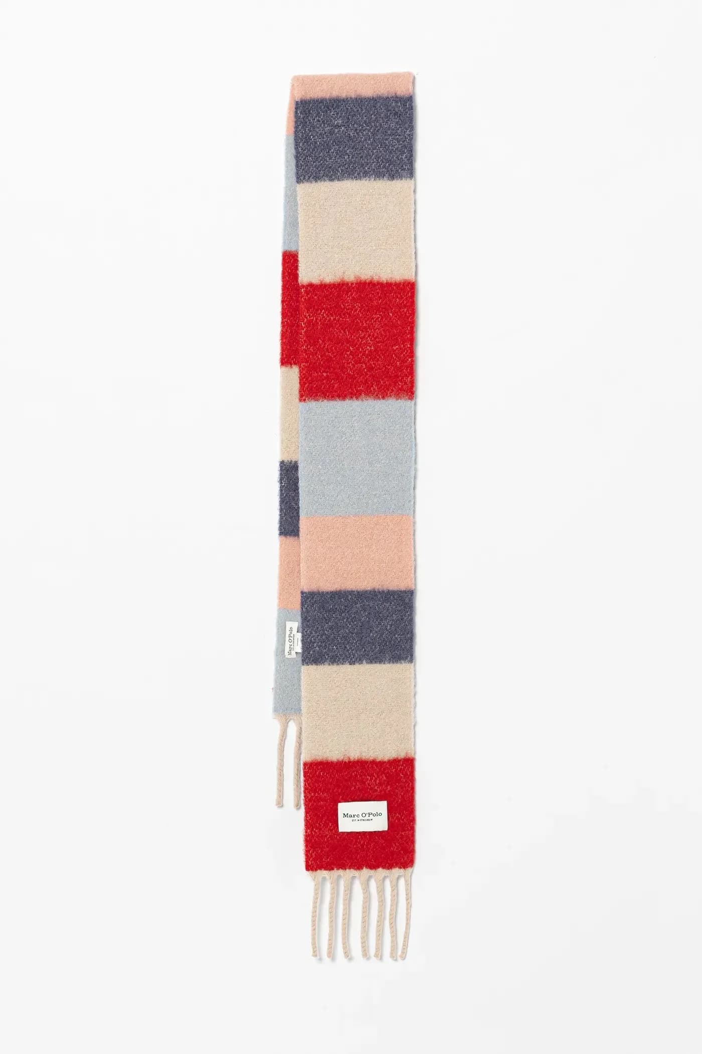 Шарф с шерстью