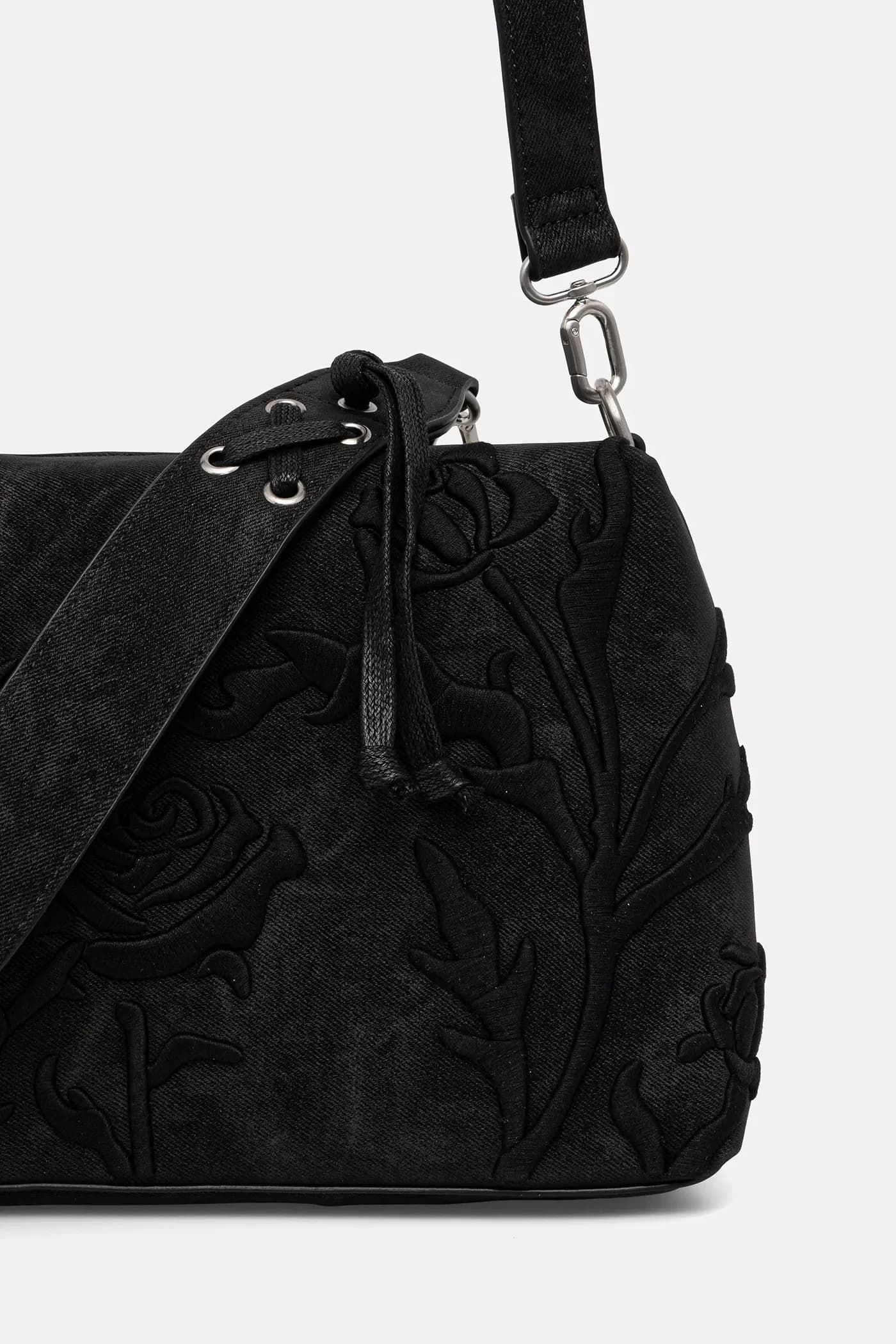 Сумочка ROMEO FLORAL TOTAL ЧЕРНАЯ - фото 3