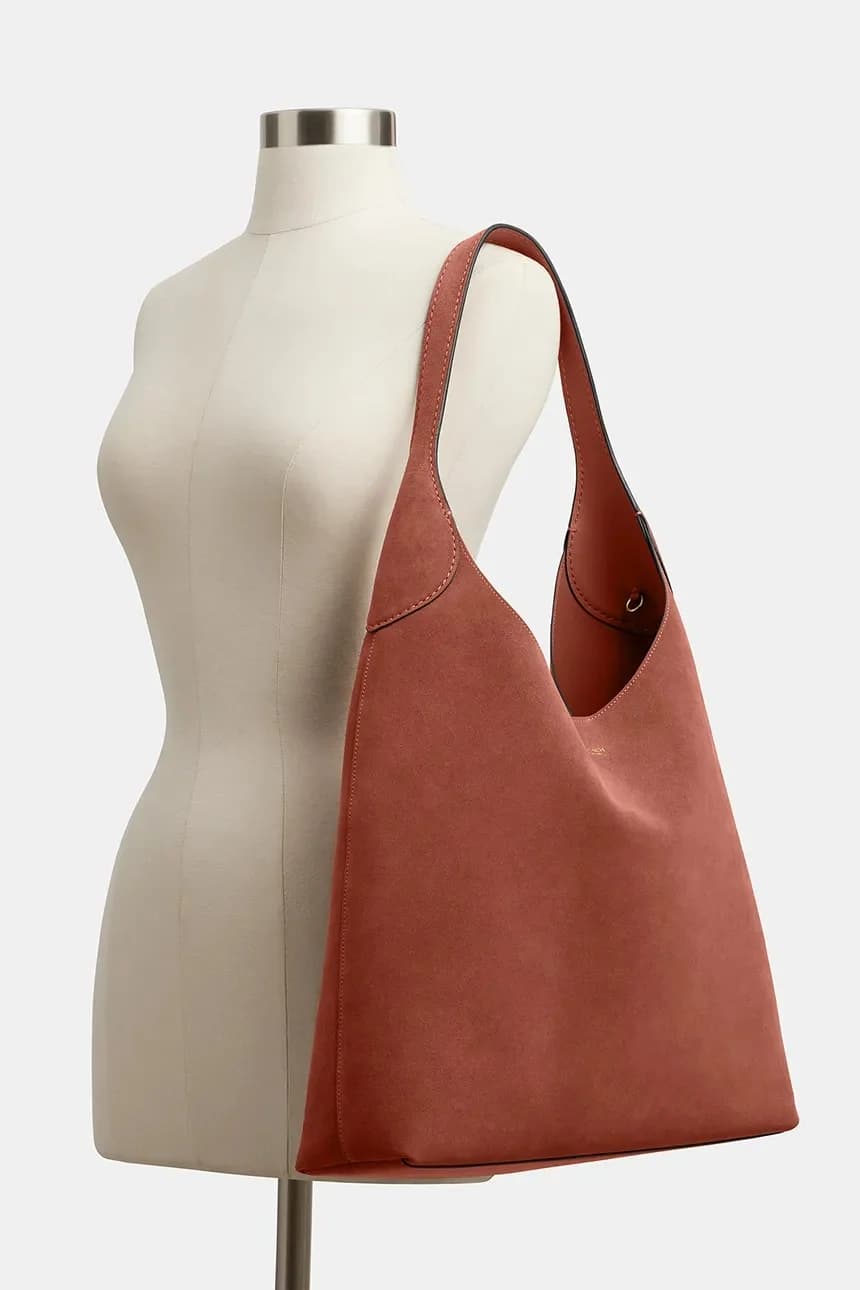 Suade Brooklyn плечо Bag 39 замшевая женская сумка-шоппер - фото 5