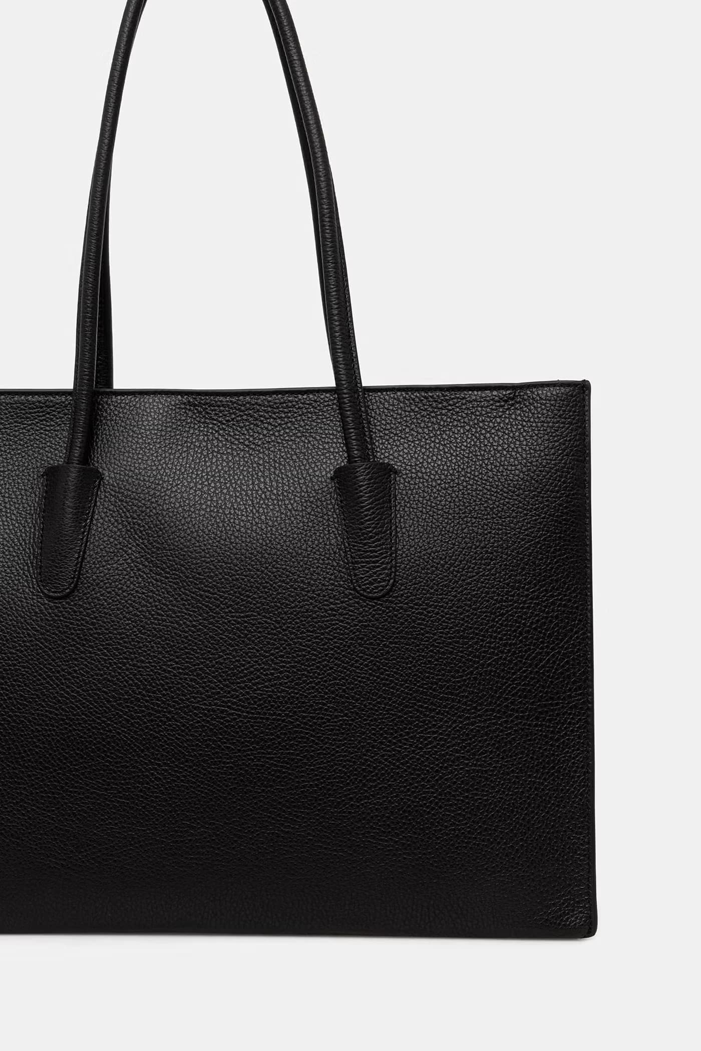 Женская кожаная сумка-шоппер - фото 3