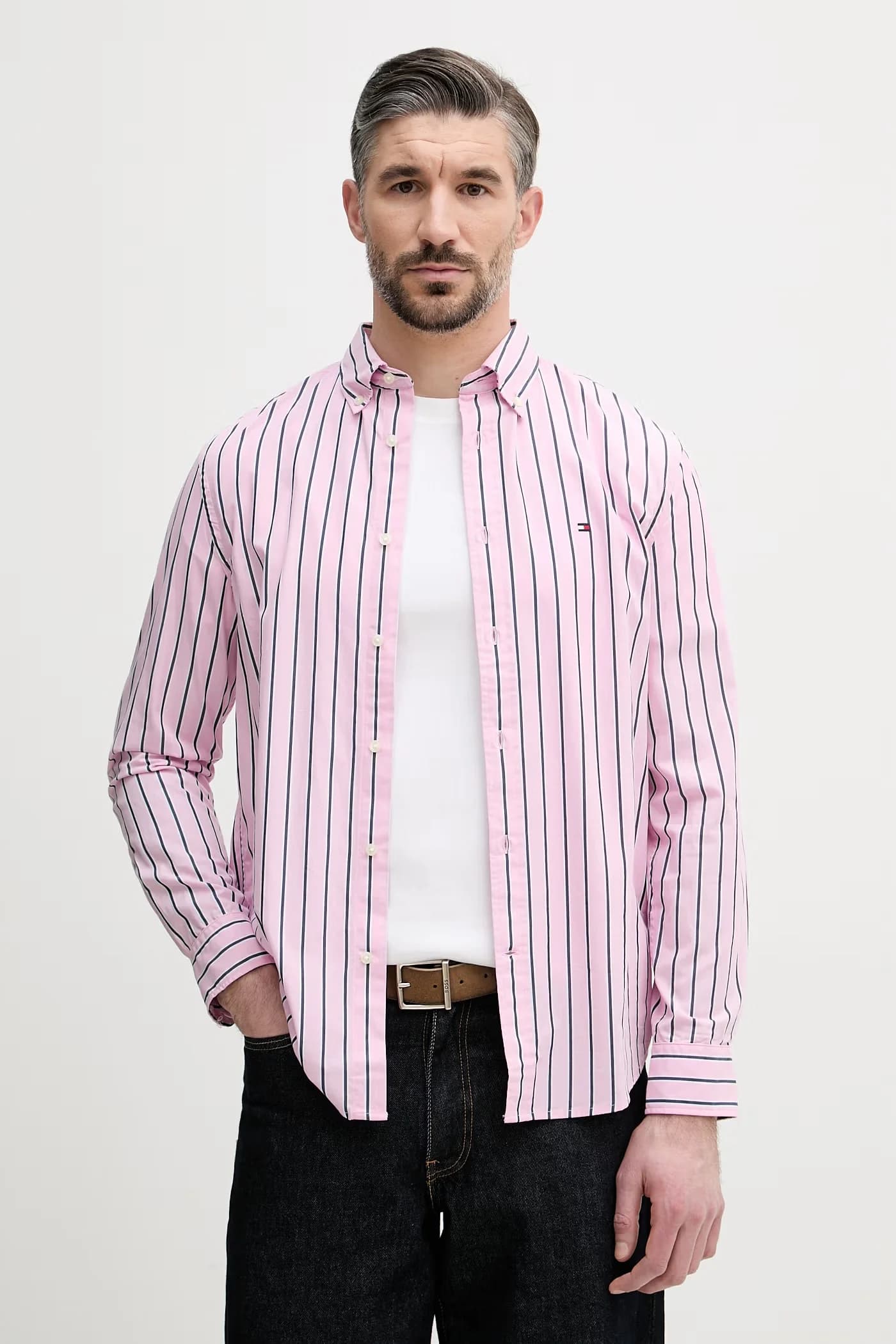 Мужская хлопковая рубашка