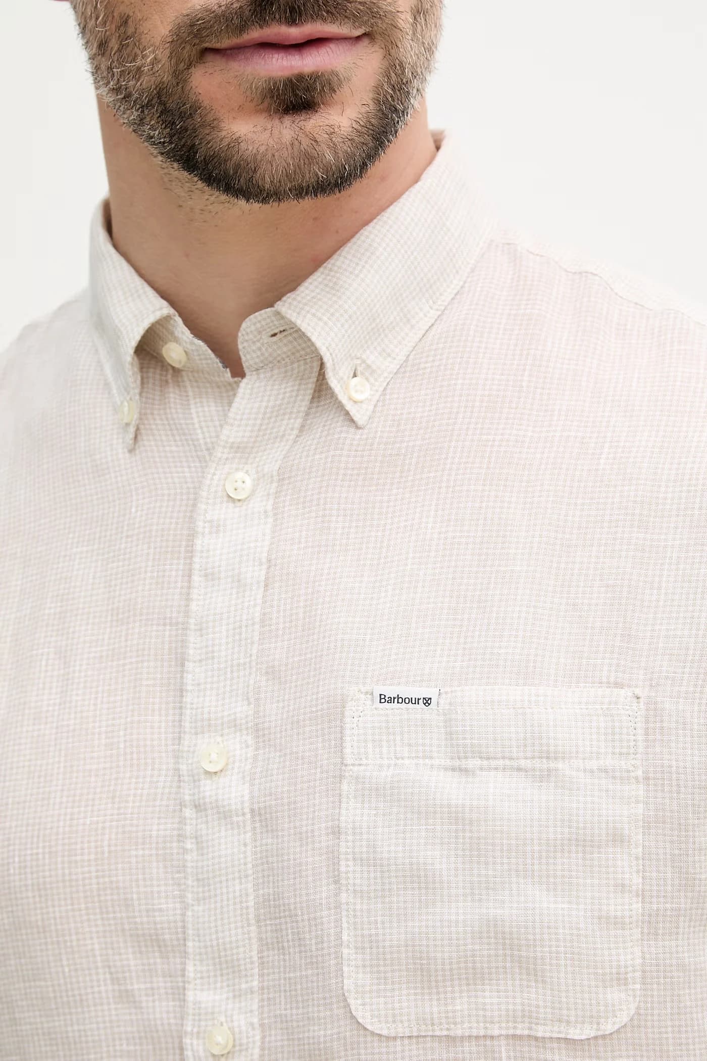 Linton мужская льняная рубашка - фото 5
