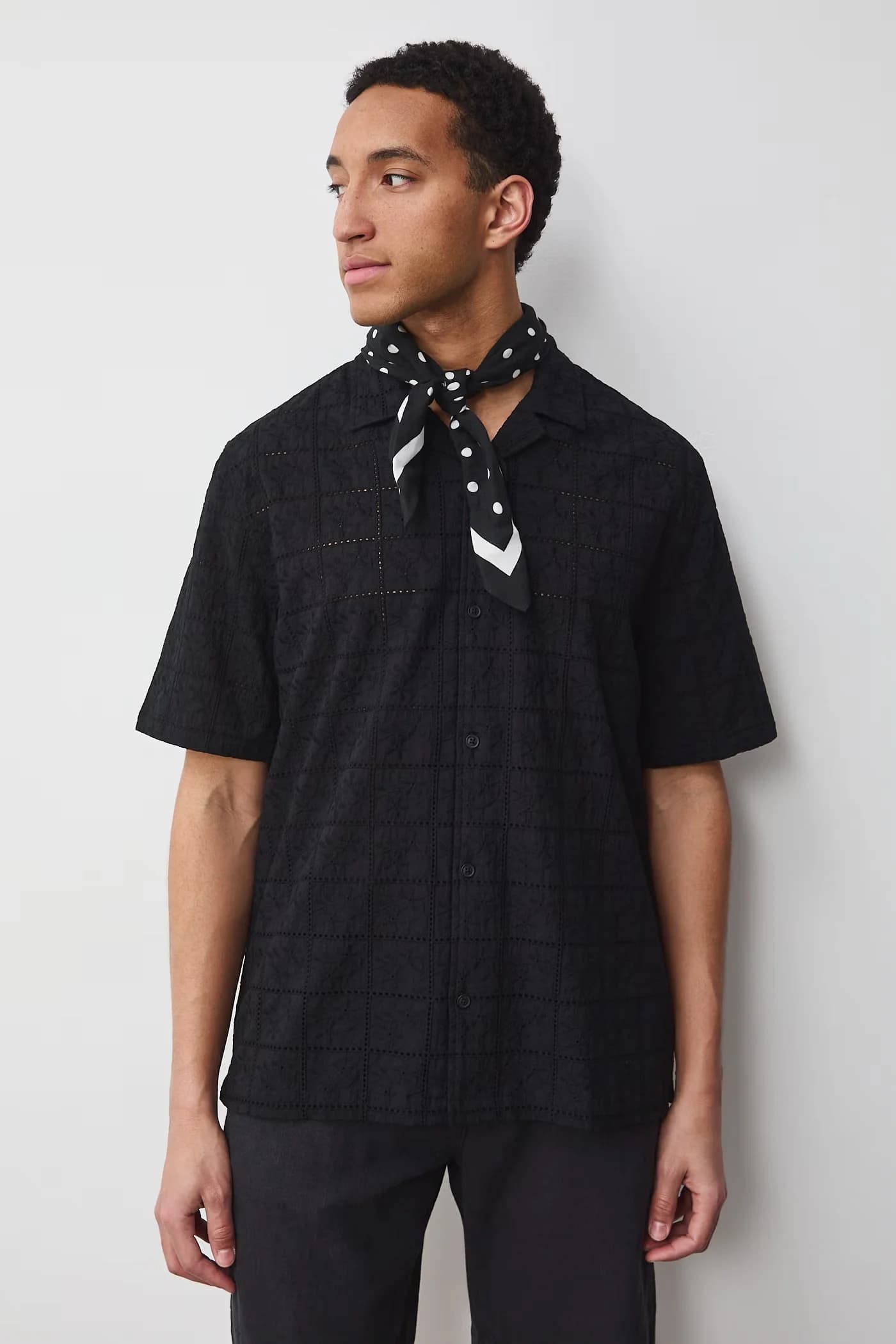 Мужская хлопковая рубашка