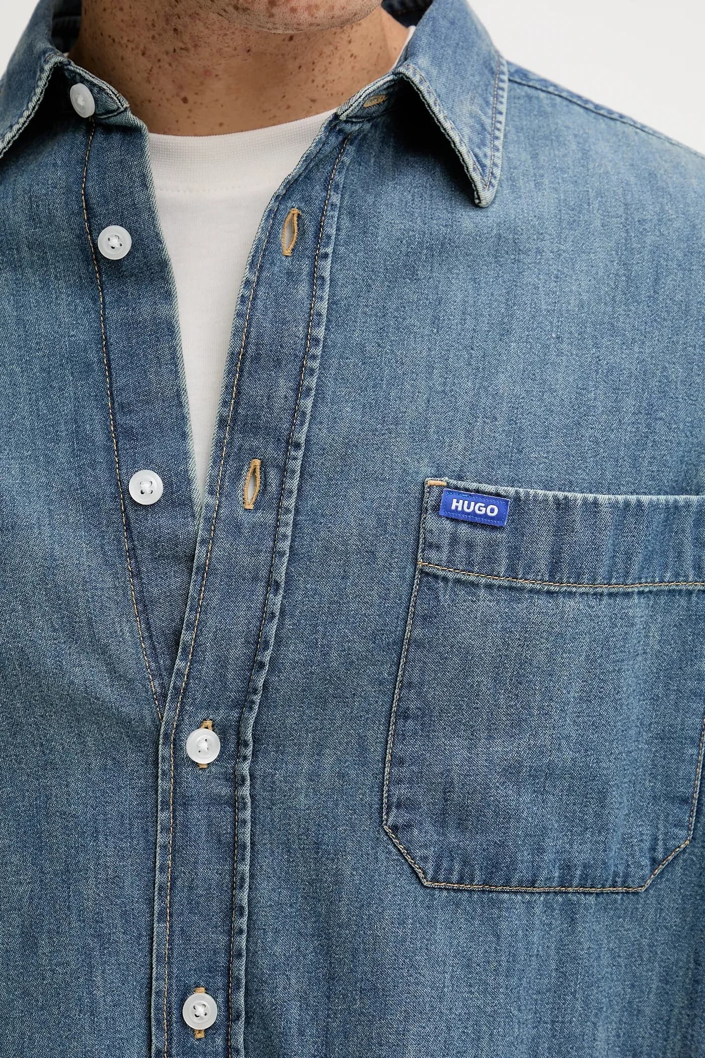 джинсовая рубашка Ebalto - фото 5