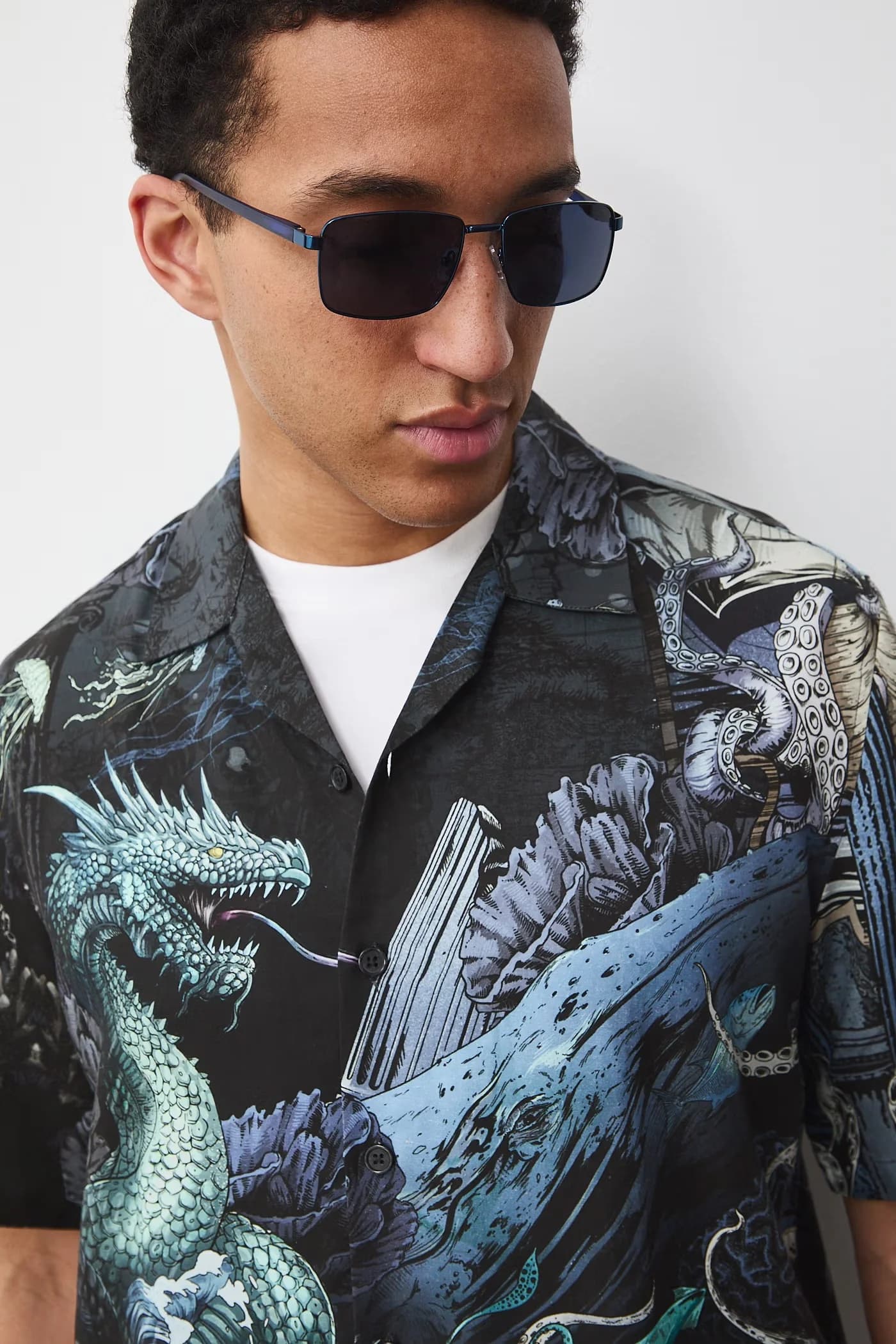 Мужская рубашка с льном - фото 4