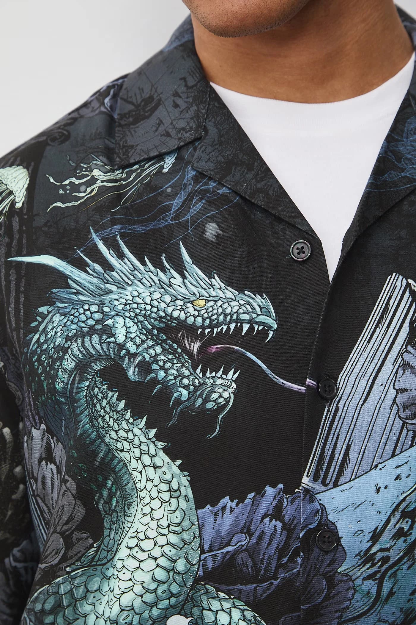 Мужская рубашка с льном - фото 5