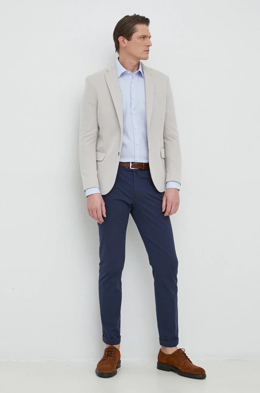 Фасонная рубашка из хлопка - фото 3