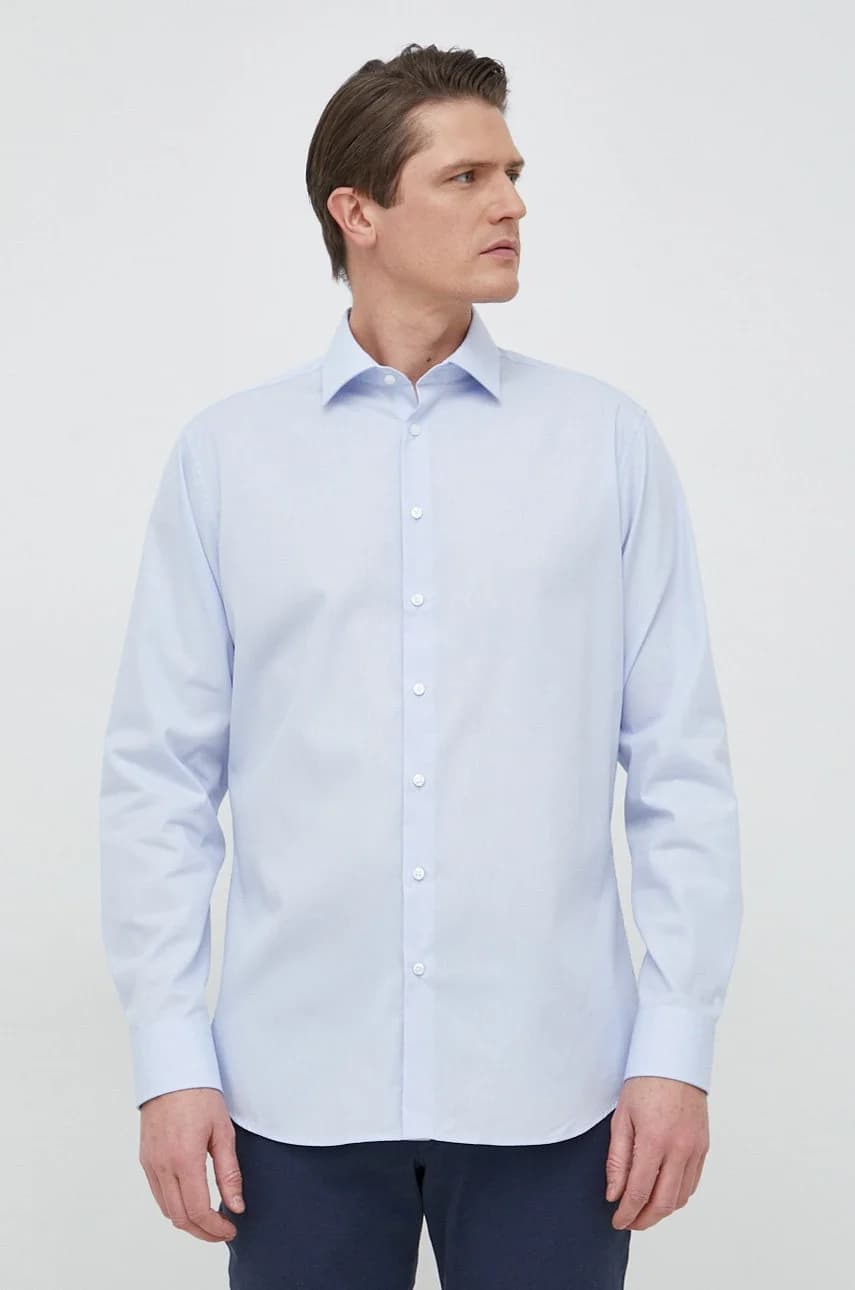 Фасонная рубашка из хлопка - фото 5