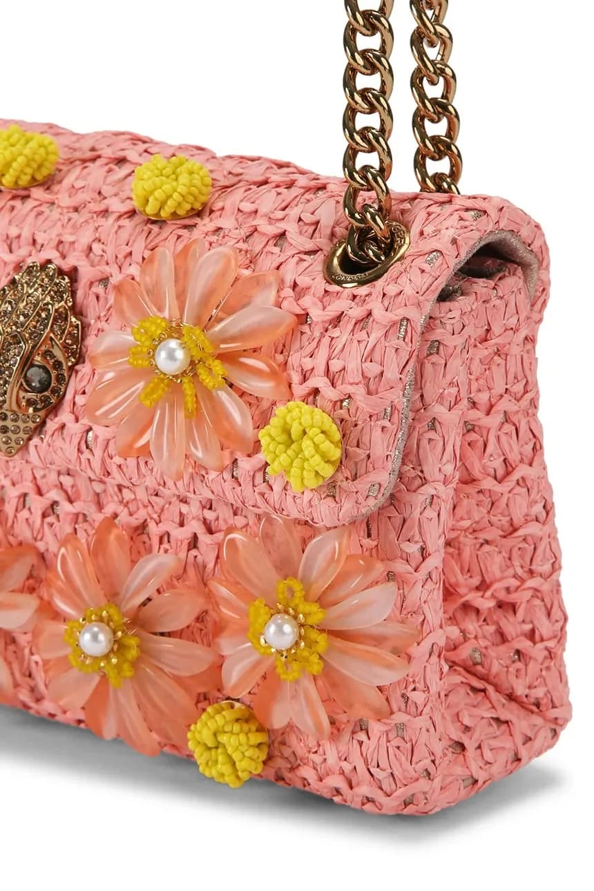 Женская сумка через плечо Raffia Mini Kensington - фото 5