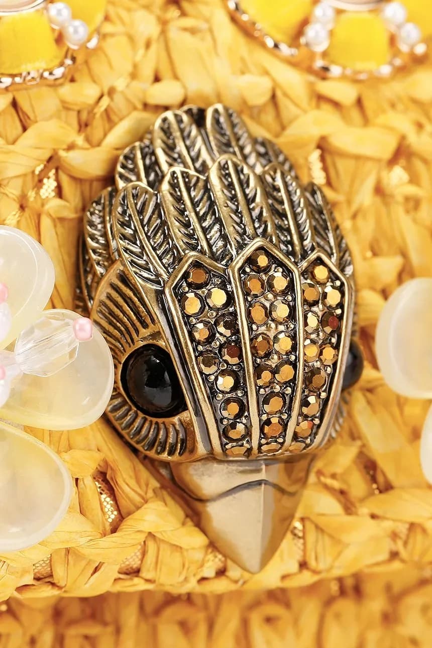 Женская сумка через плечо Raffia Mini Kensington - фото 4