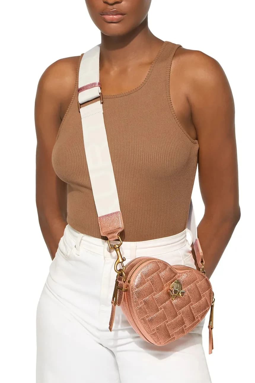 Женская кожаная сумка через плечо - фото 5