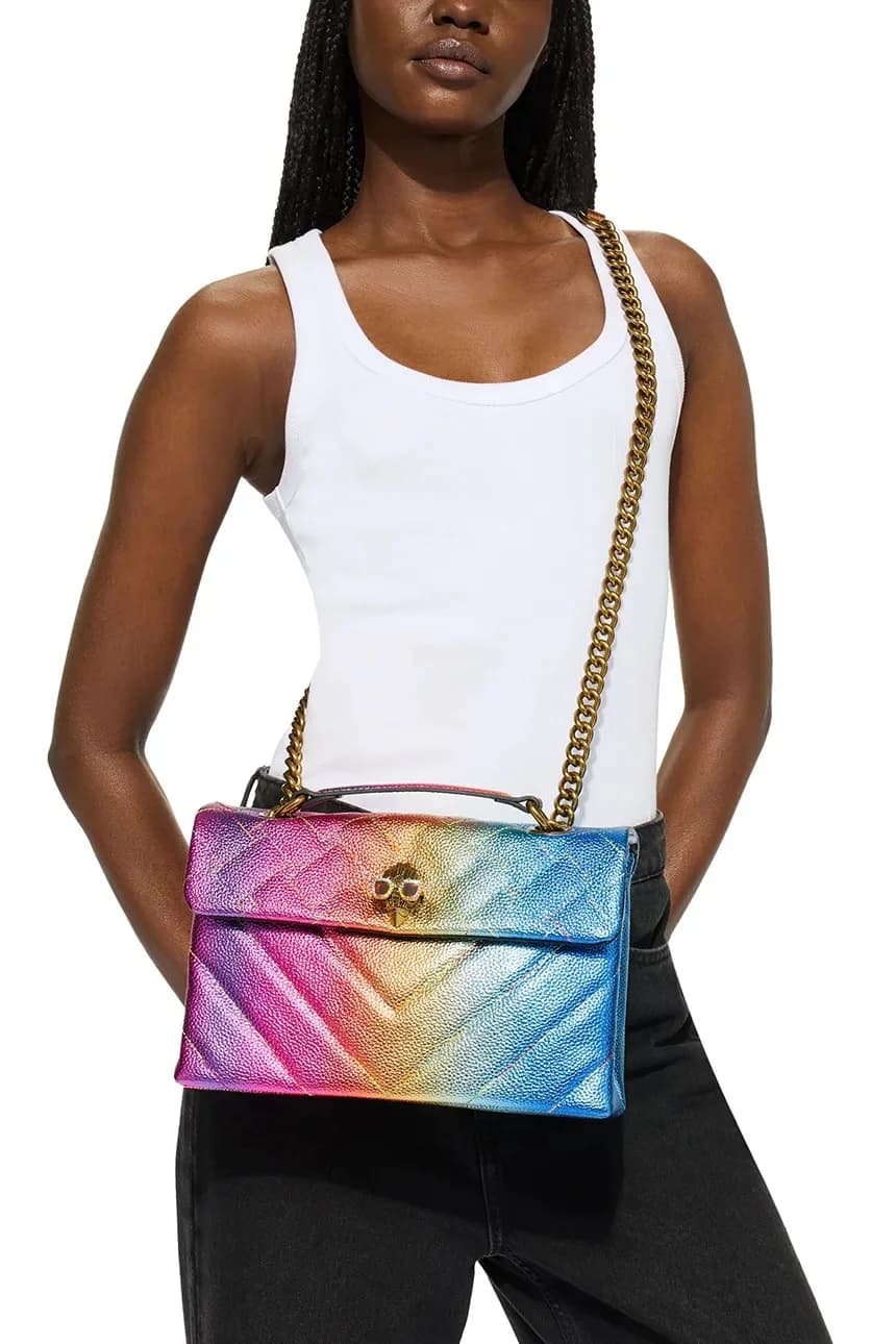 Женская кожаная сумка через плечо - фото 6