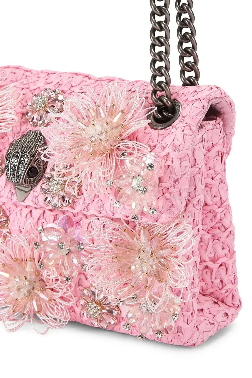 Женская сумка через плечо Raffia Mini Kensington - фото 5