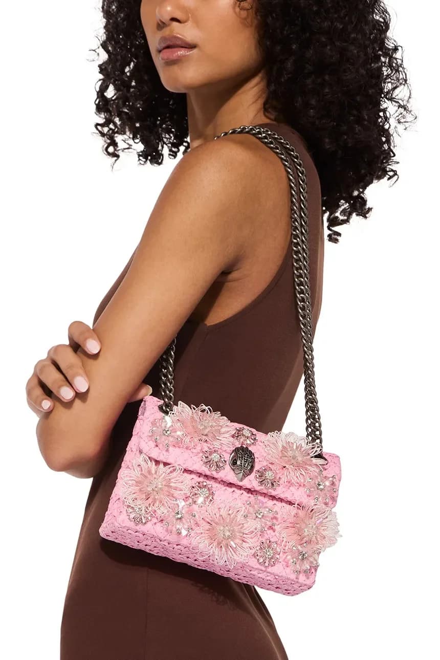 Женская сумка через плечо Raffia Mini Kensington - фото 7