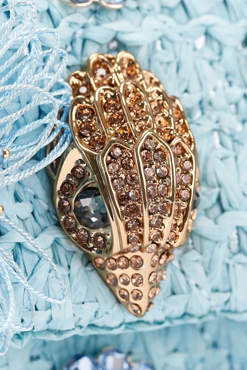 Женская сумка через плечо Raffia Mini Kensington - фото 4