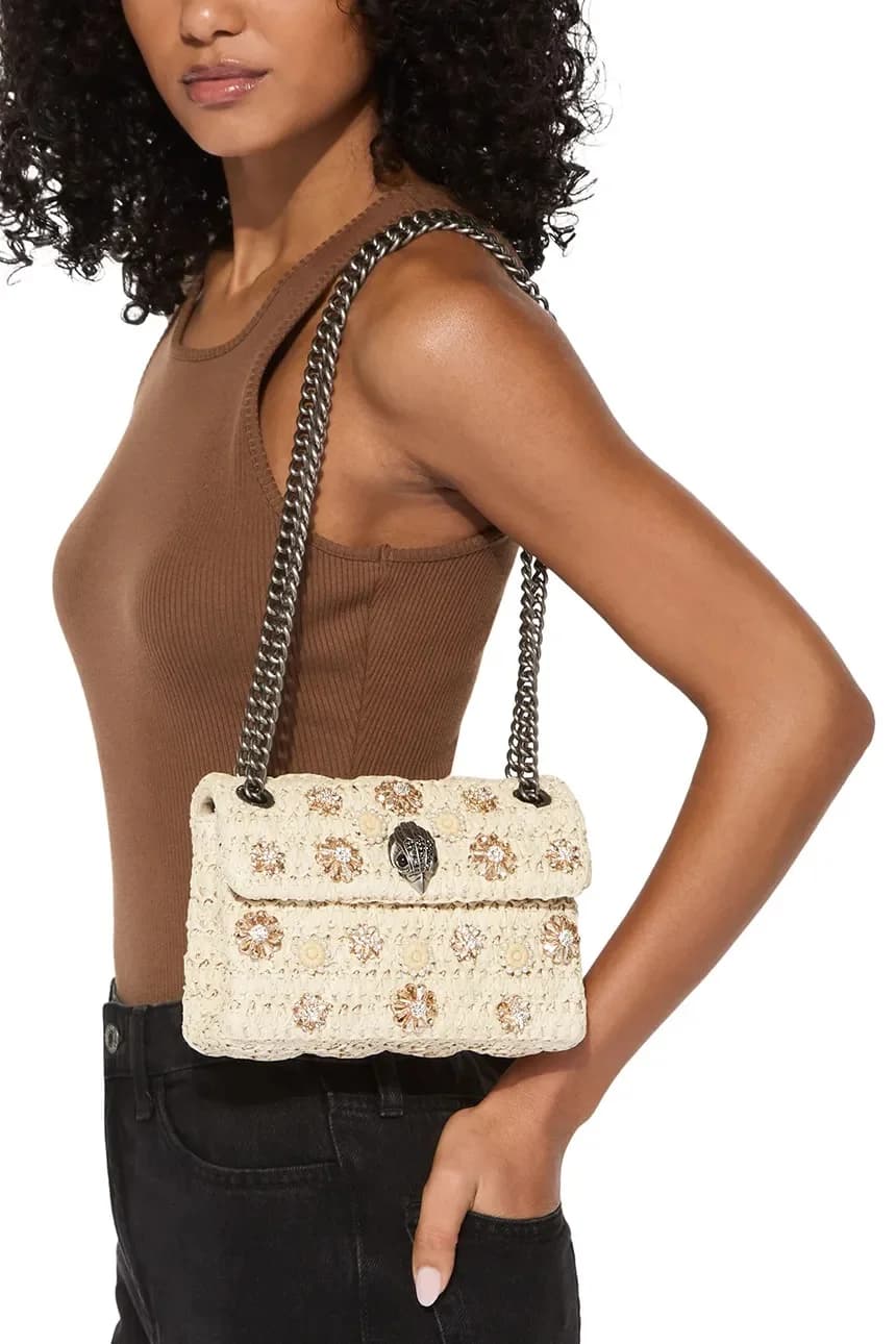 Женская сумка через плечо Raffia Mini Kensington - фото 6