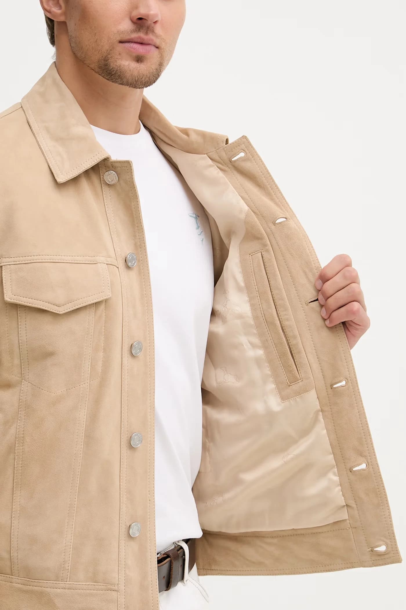 Мужская замшевая куртка - фото 7