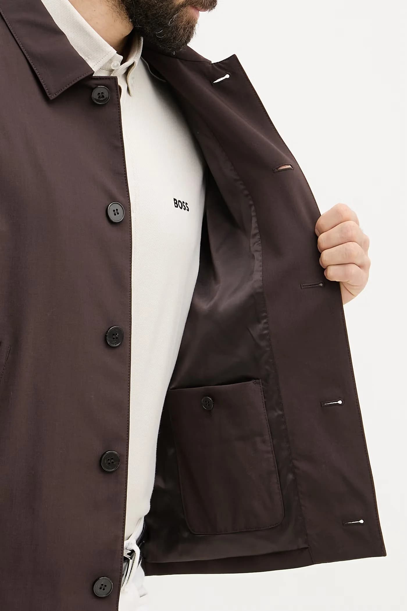 Мужская куртка из шерсти - фото 7