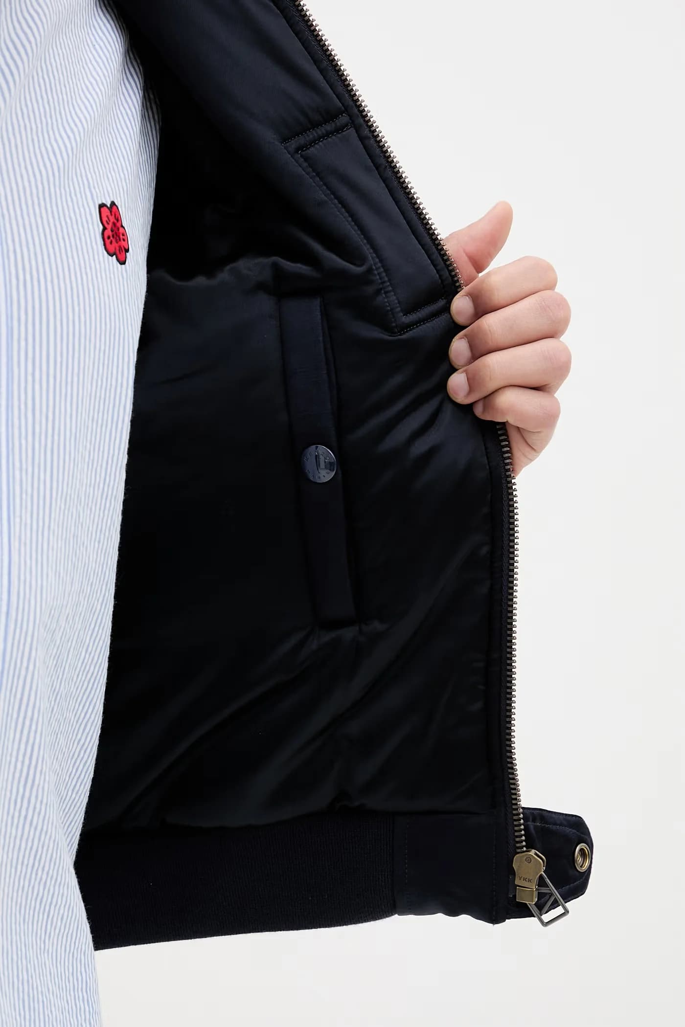 Мужской льняной бомбер - фото 6