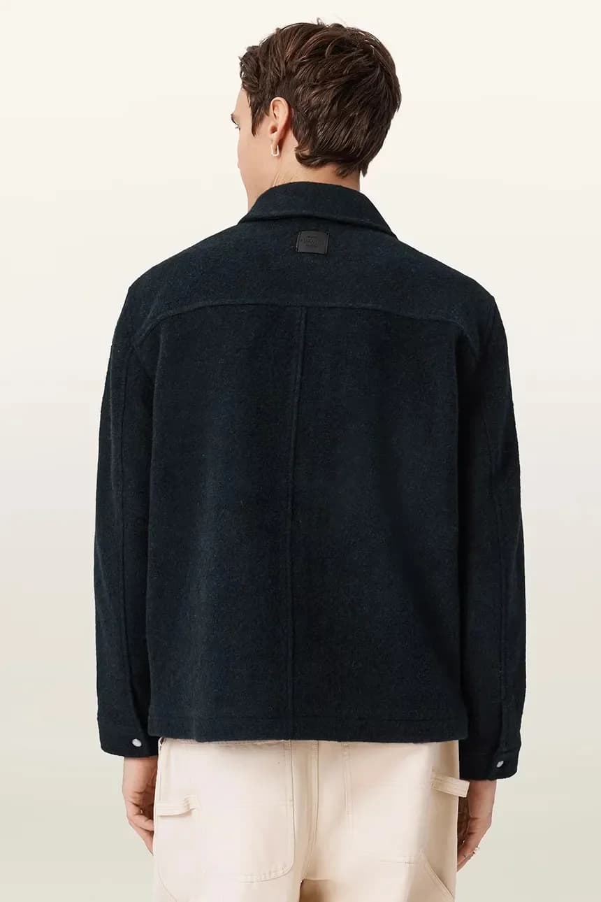 Мужская куртка-рубашка из шерсти CAYSON - фото 2