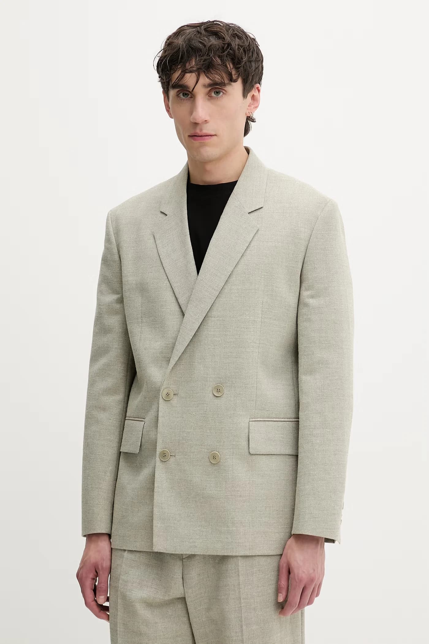 Мужская льняная куртка Karlo253F1X