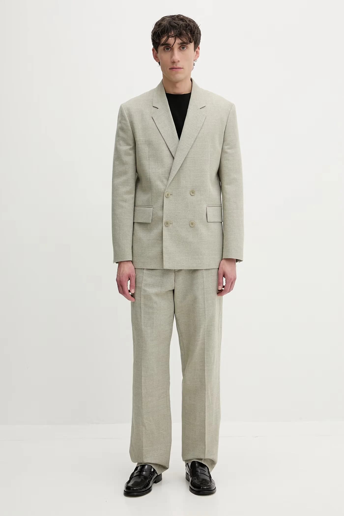 Мужская льняная куртка Karlo253F1X - фото 2