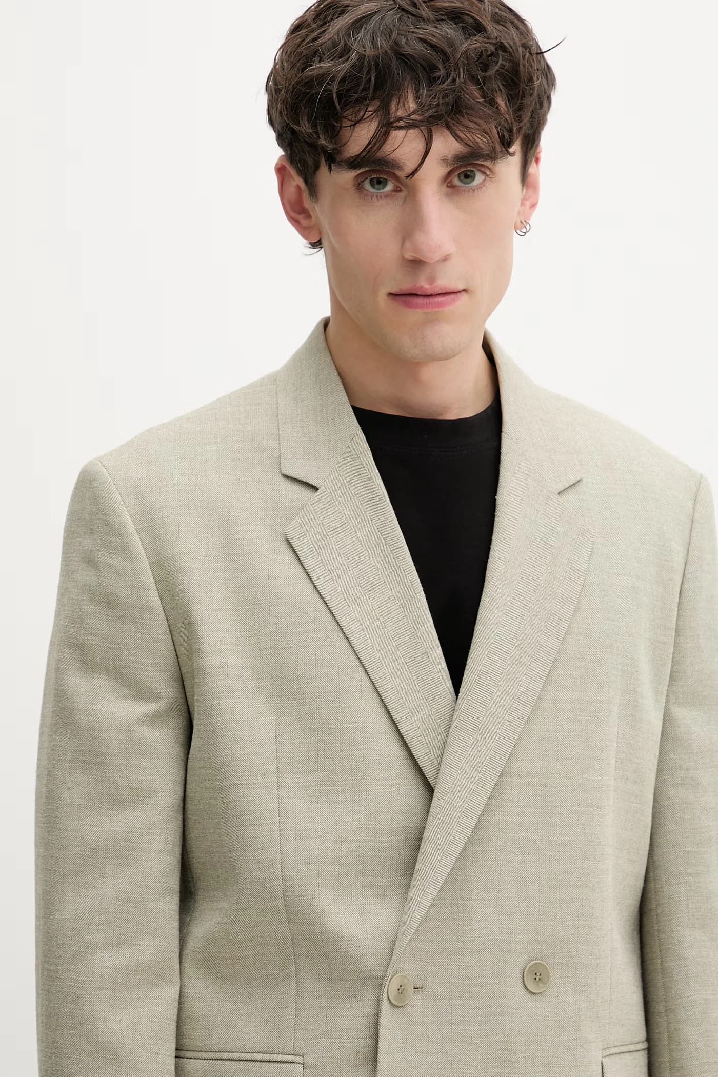 Мужская льняная куртка Karlo253F1X - фото 4