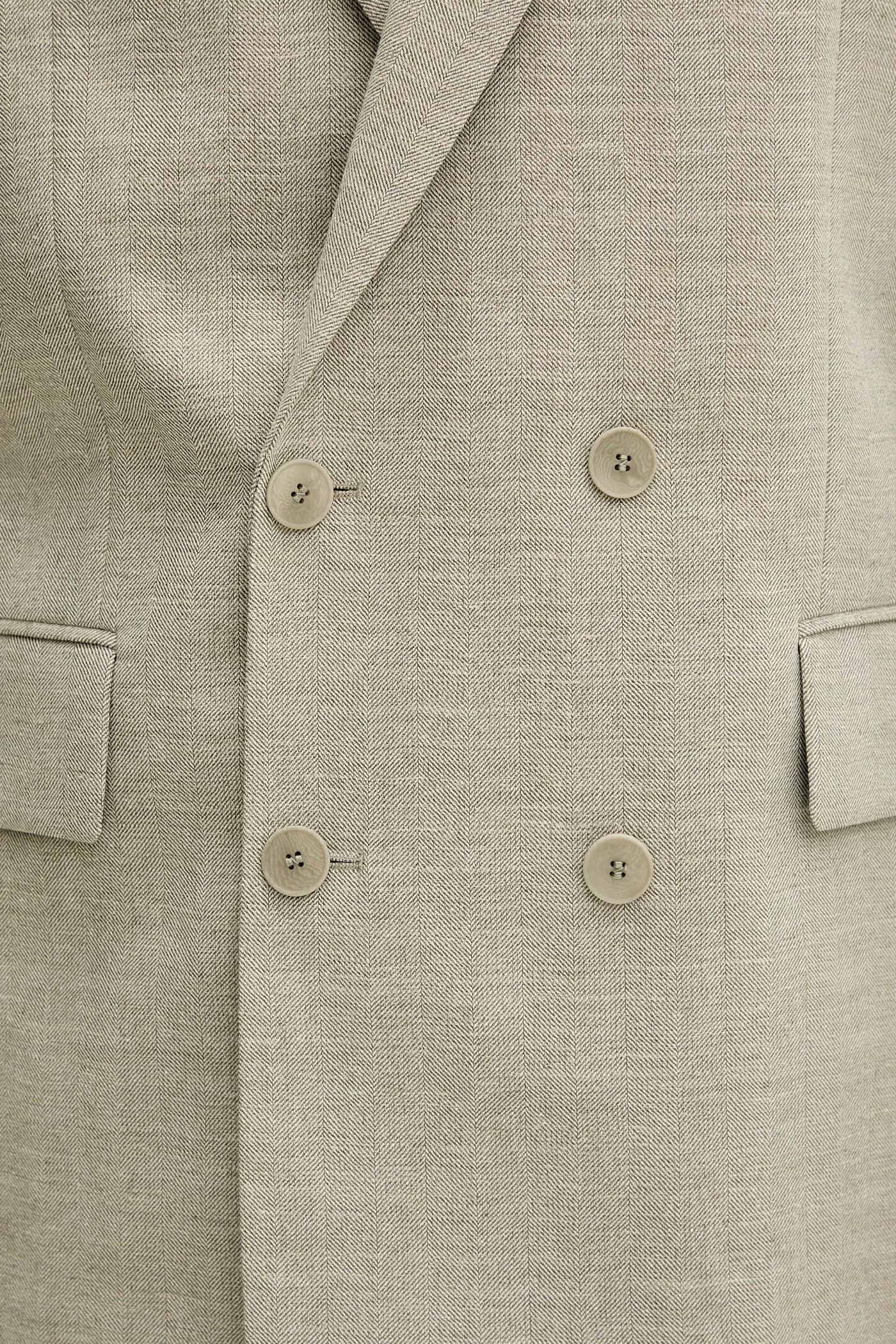 Мужская льняная куртка Karlo253F1X - фото 5