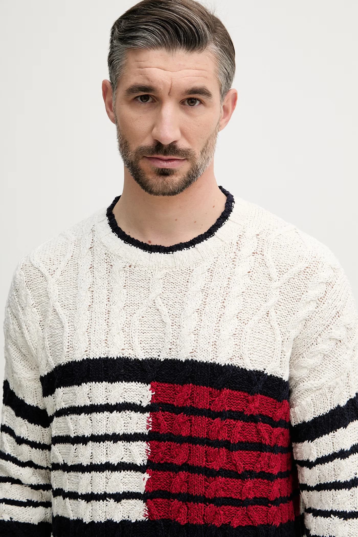 Мужской хлопковый свитер - фото 4