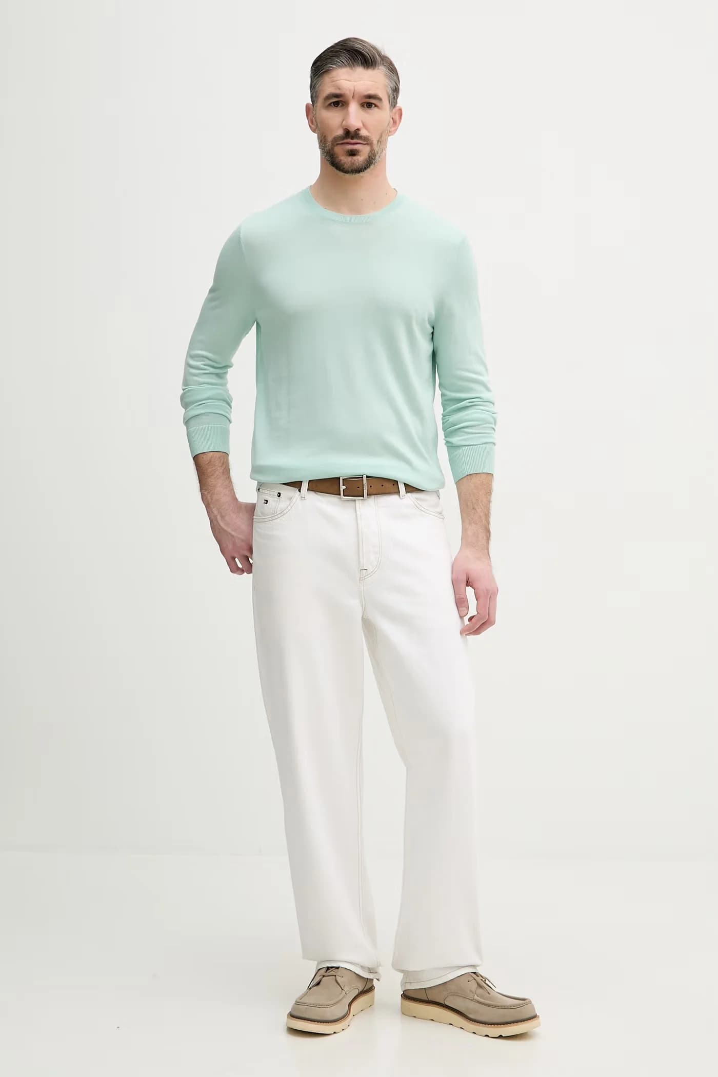 Мужской хлопковый свитер НЬЮ-ЙОРК - фото 2