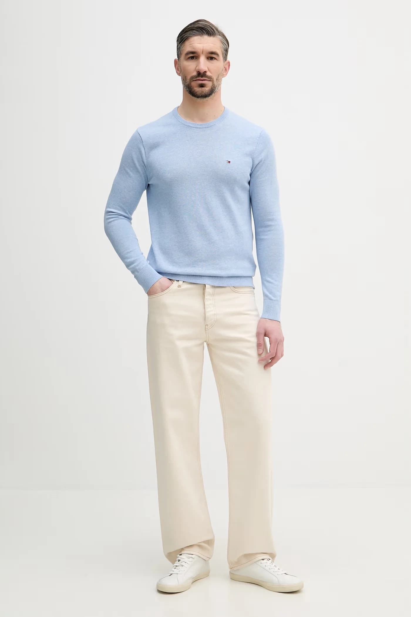 Мужской хлопковый свитер - фото 2