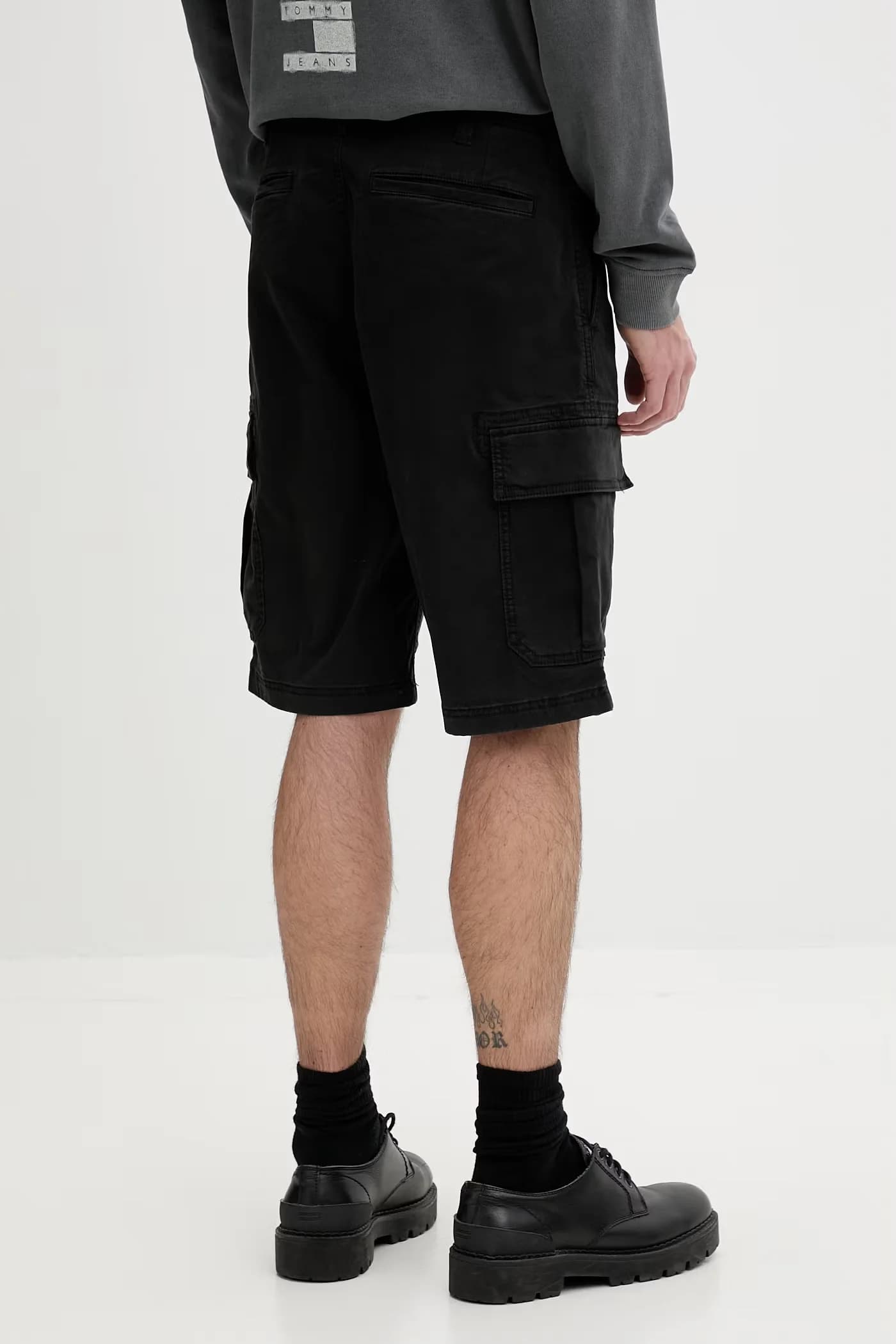 Мужские хлопковые шорты карго - фото 3