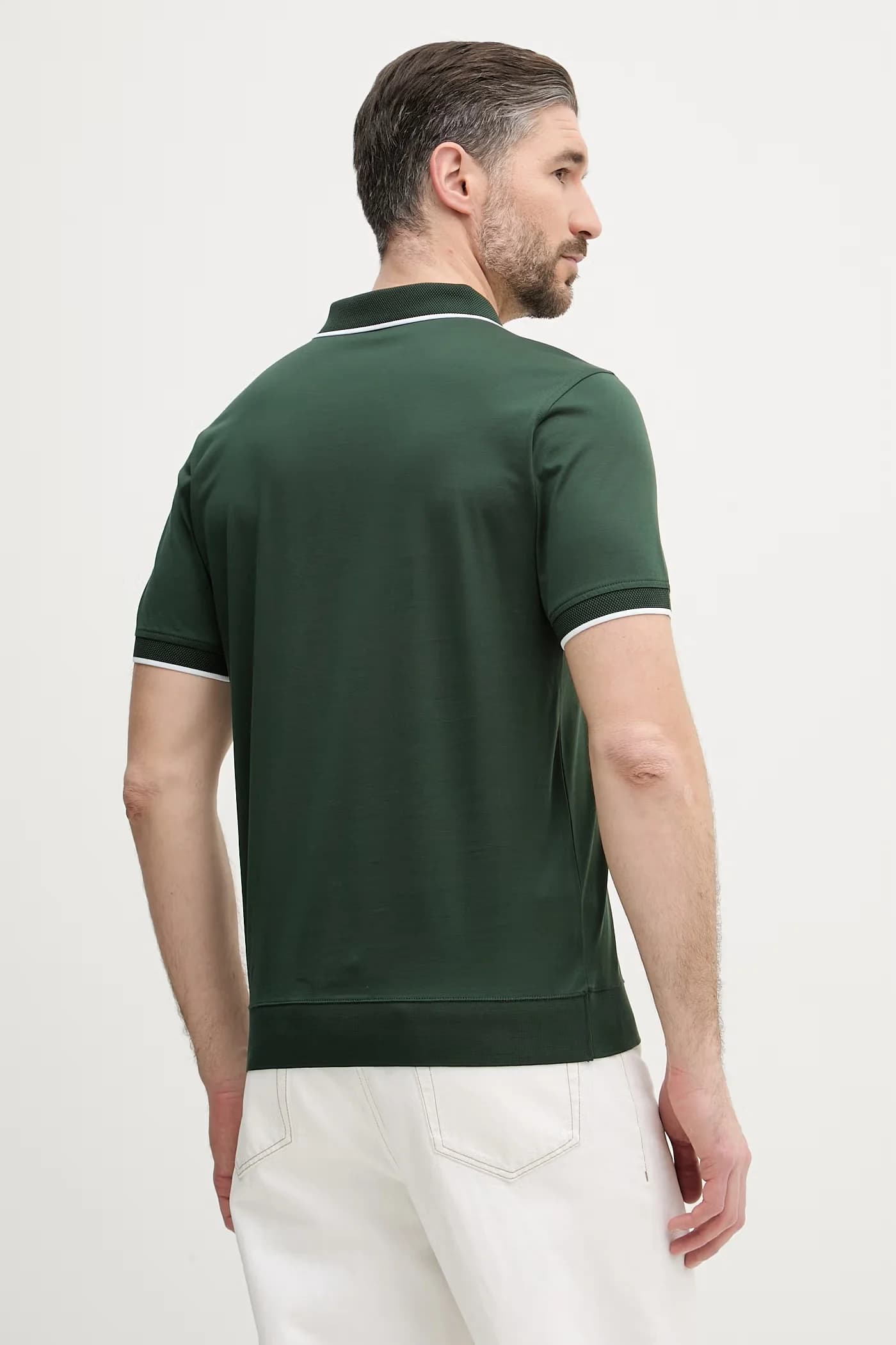 Мужское хлопковое поло - фото 3