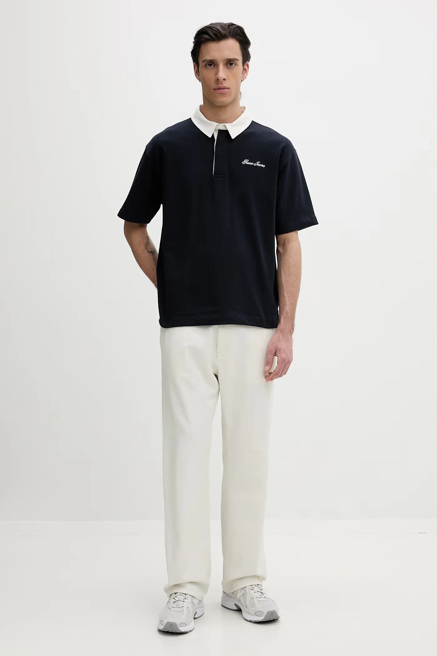 Мужское хлопковое поло - фото 2