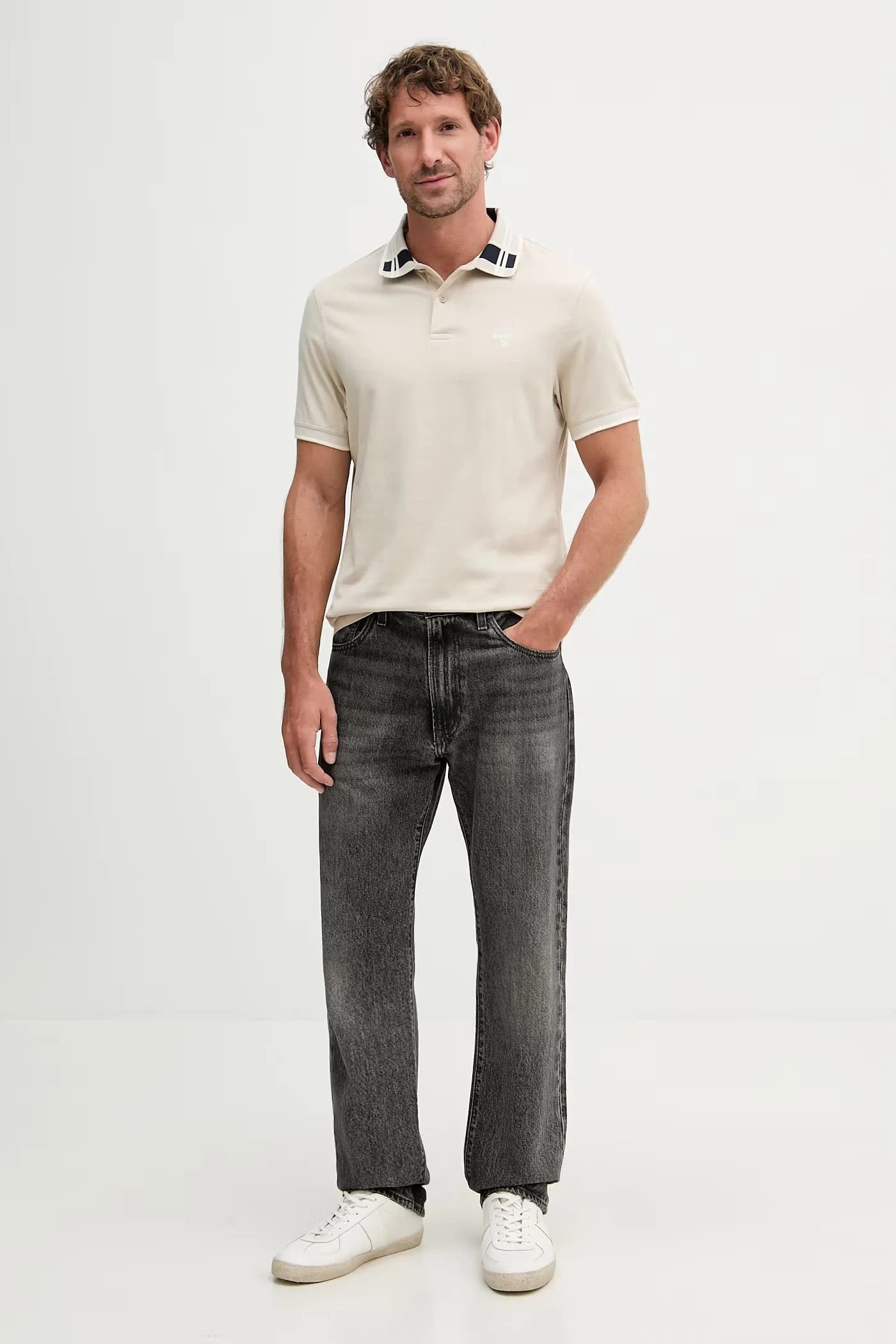 Мужская рубашка-поло Callington из хлопка - фото 2