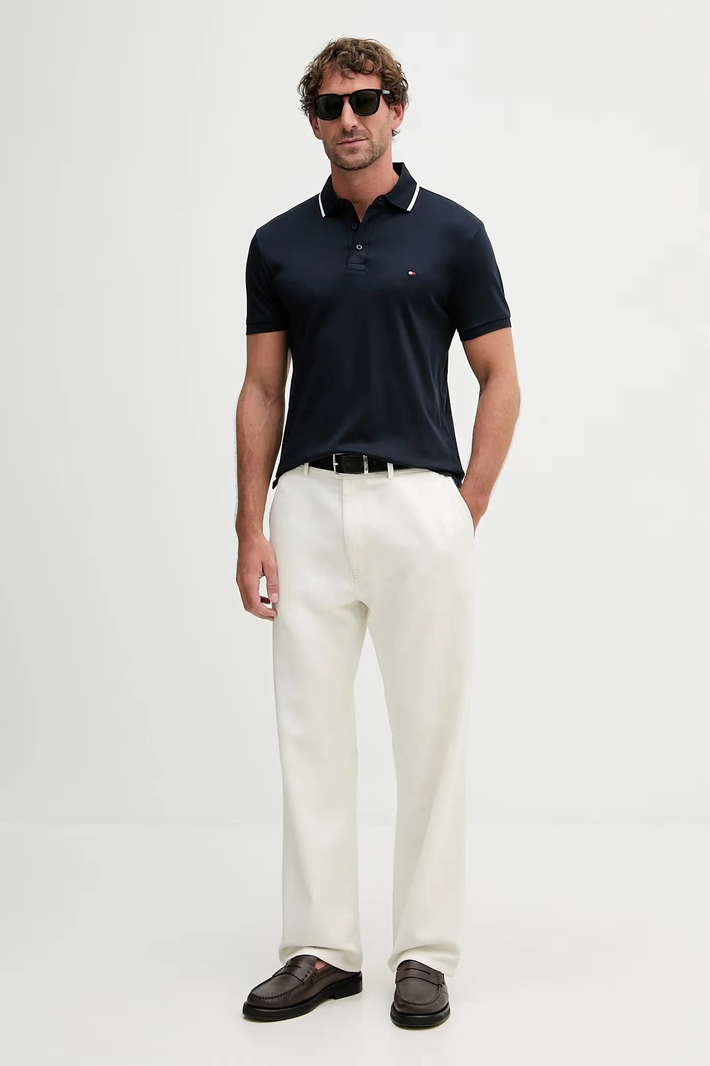 Мужское хлопковое поло - фото 2