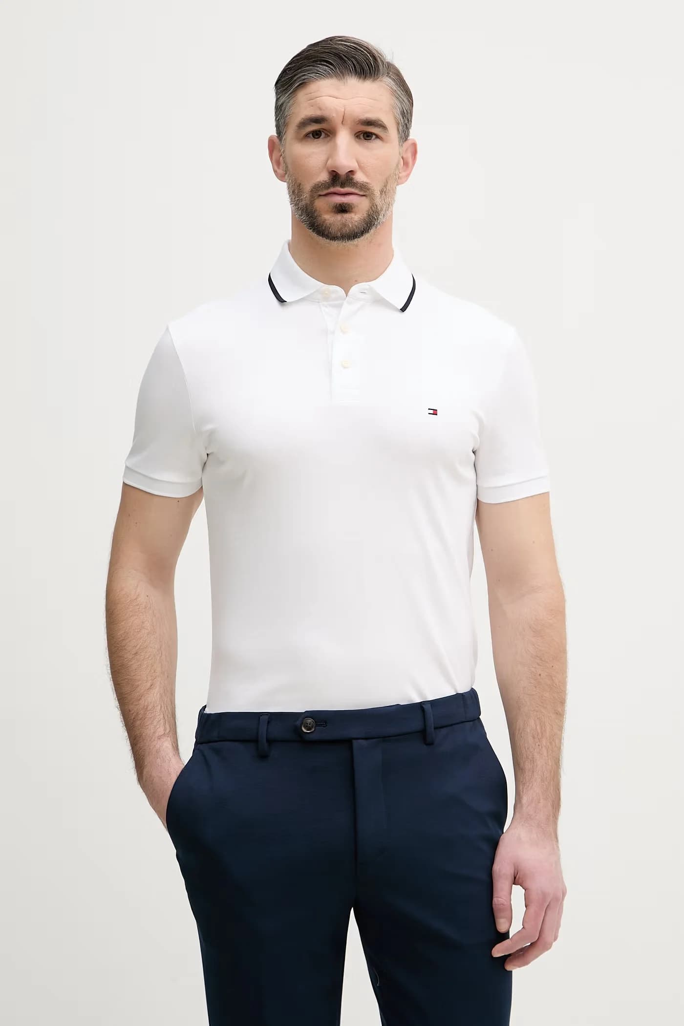 Мужское хлопковое поло