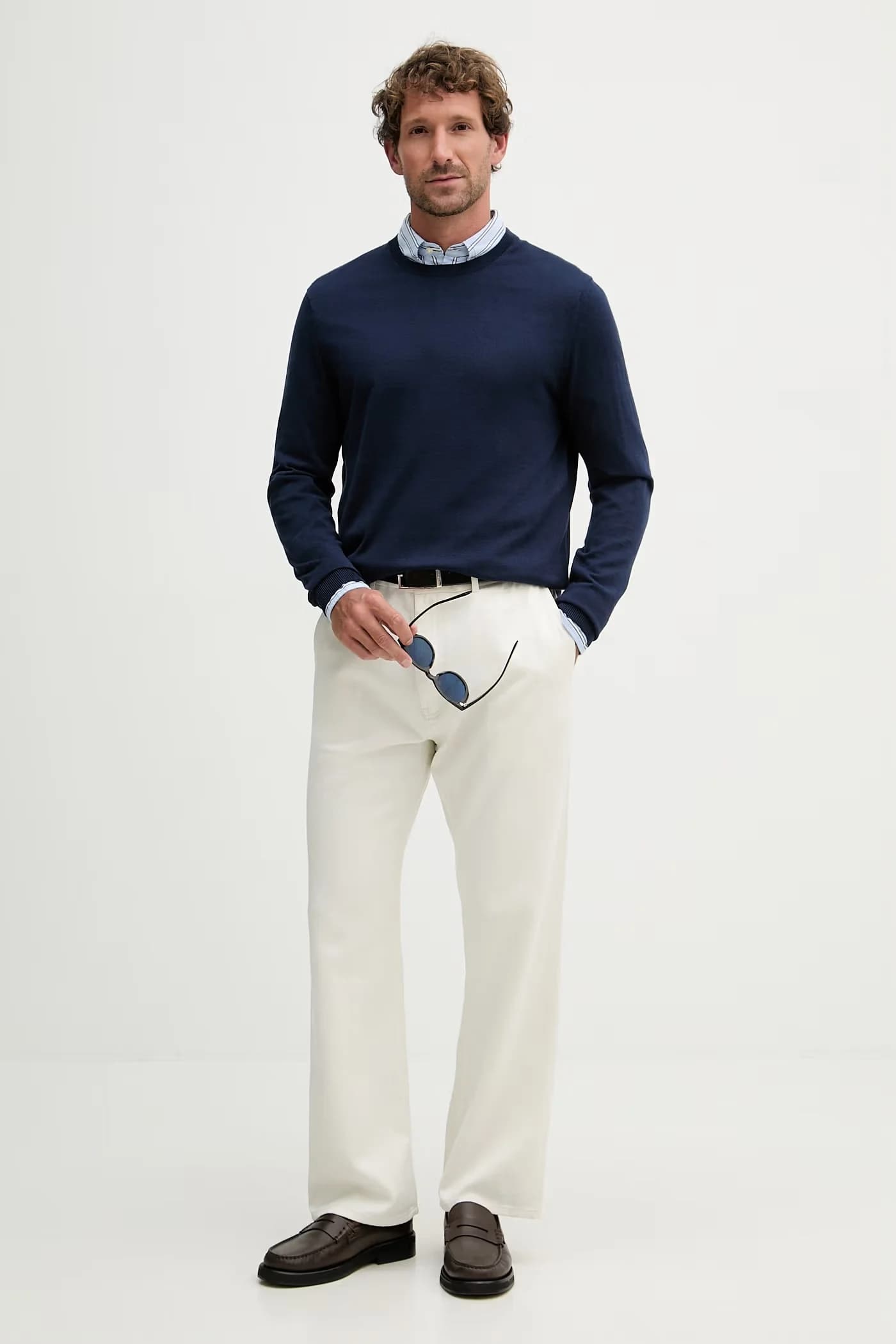 Мужской хлопковый свитер НЬЮ-ЙОРК - фото 2