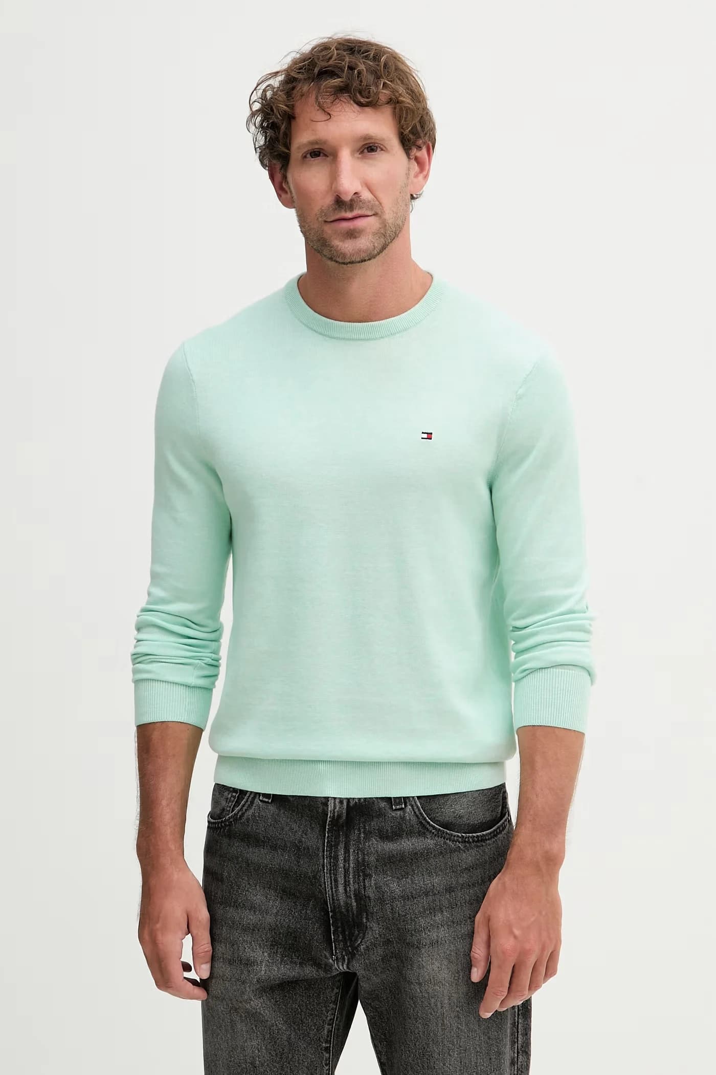 Мужской хлопковый свитер