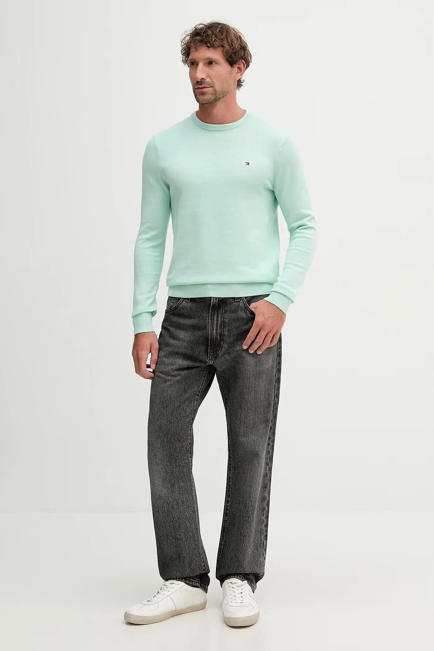 Мужской хлопковый свитер - фото 2