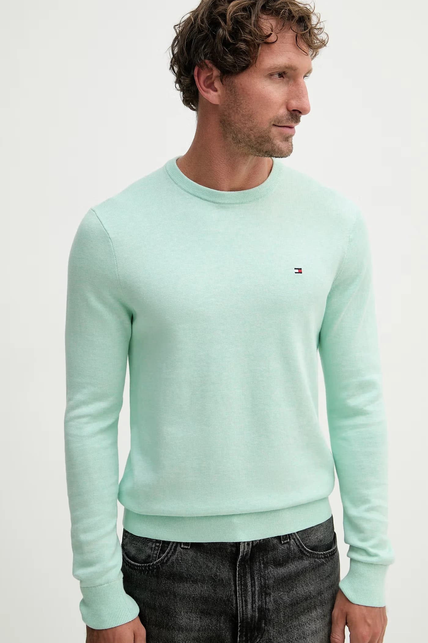 Мужской хлопковый свитер - фото 4