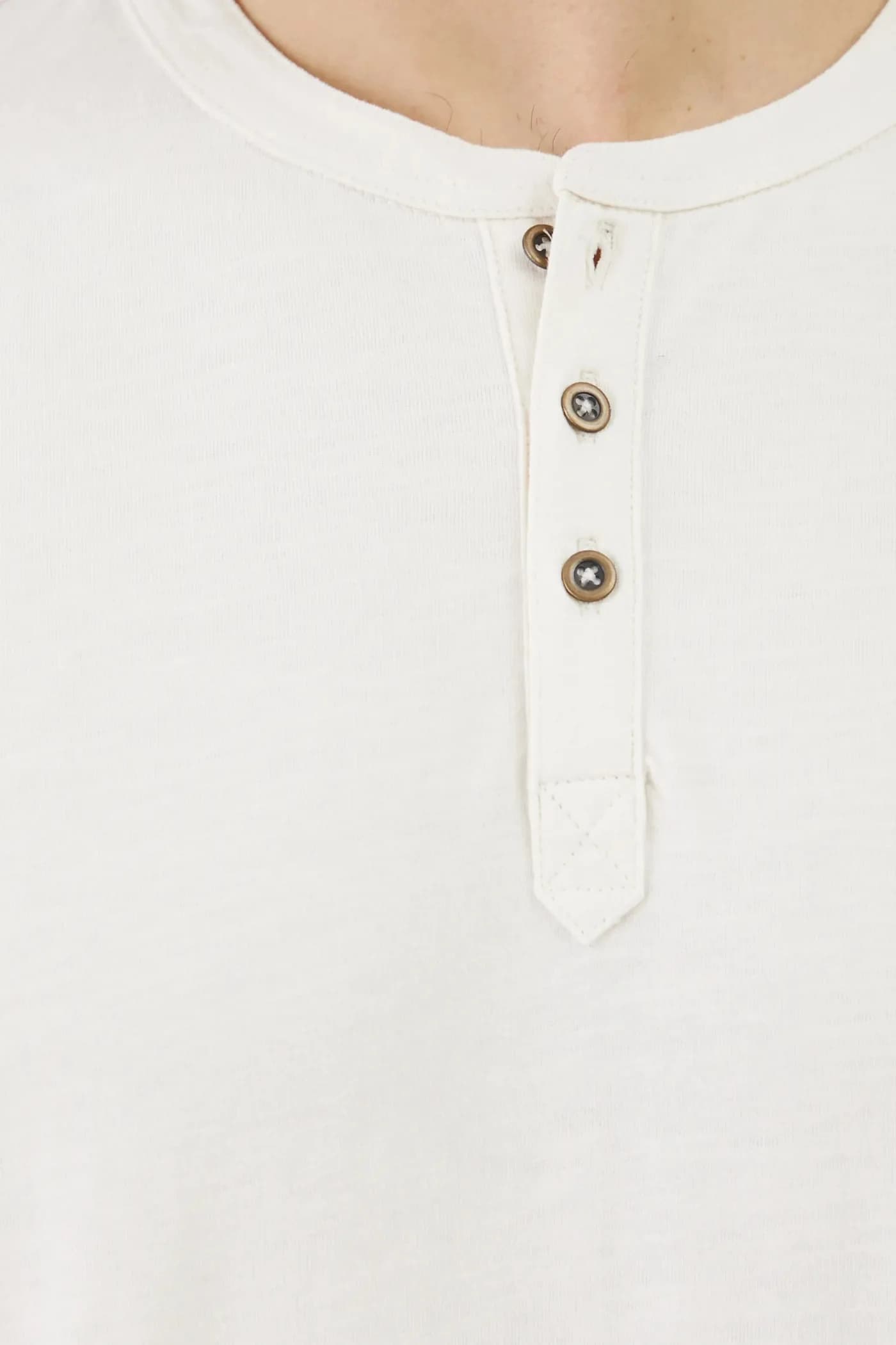 Хлопковая рубашка с длинным рукавом - фото 6