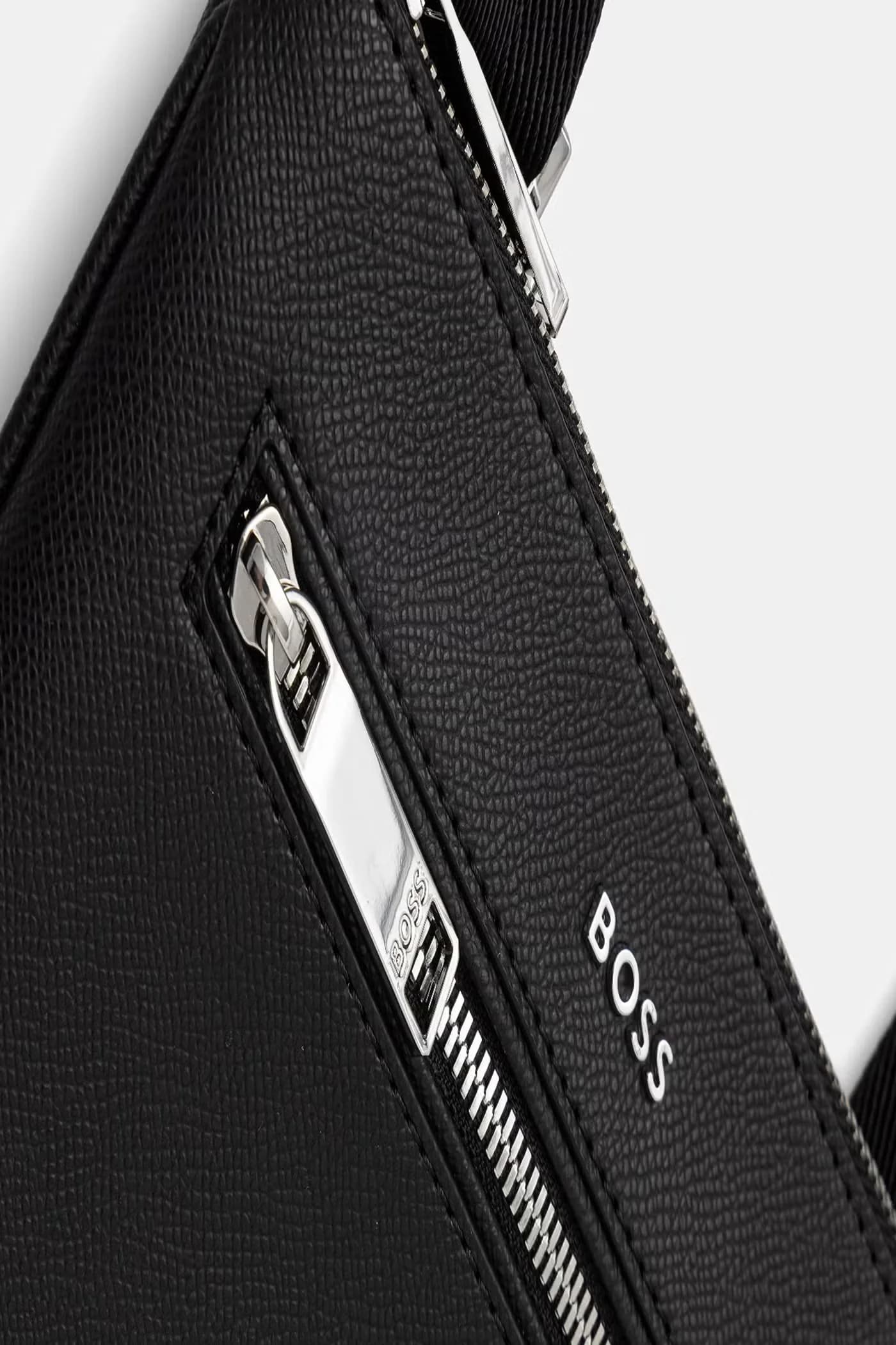 Мужская кожаная сумка через плечо - фото 4