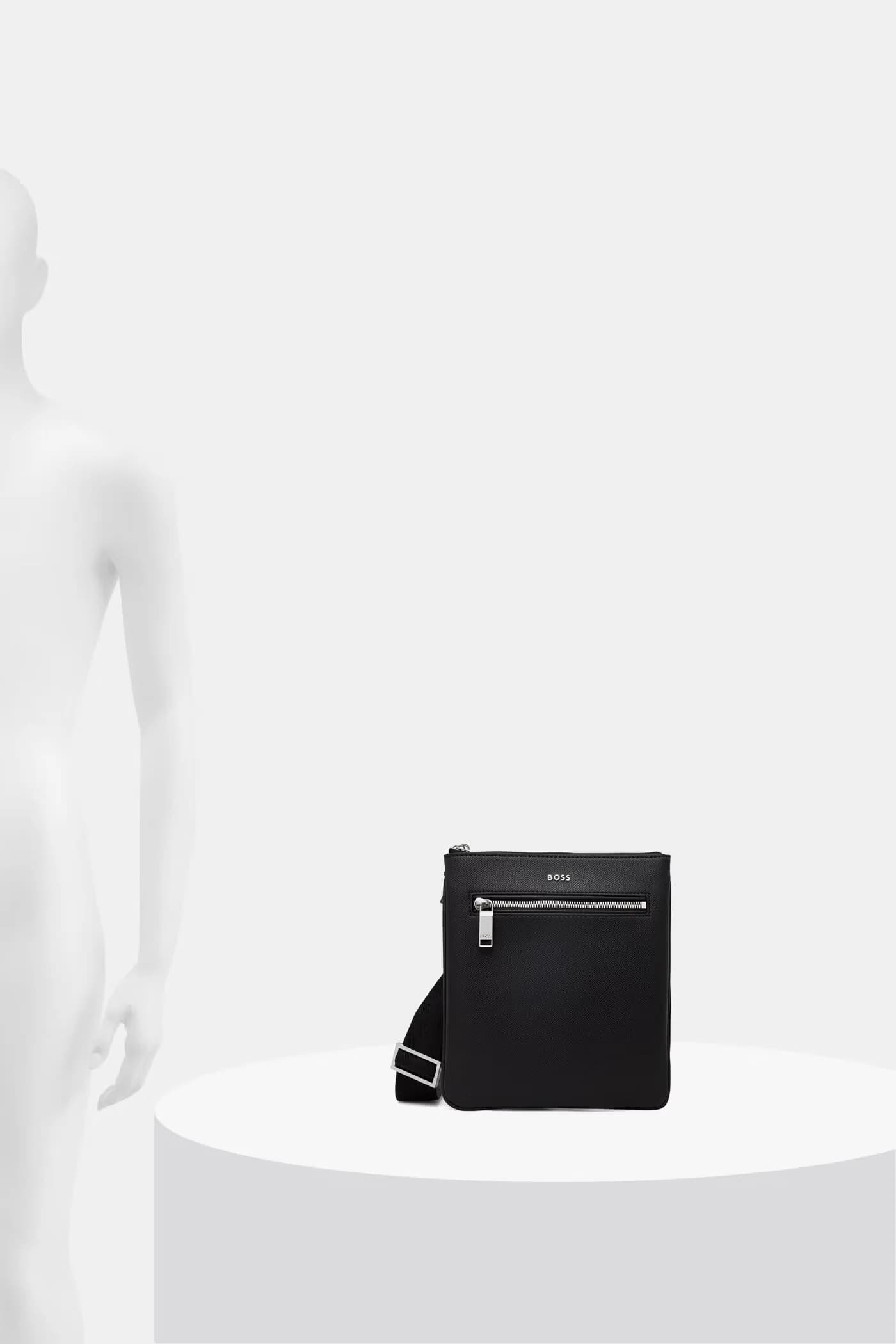 Мужская кожаная сумка через плечо - фото 6