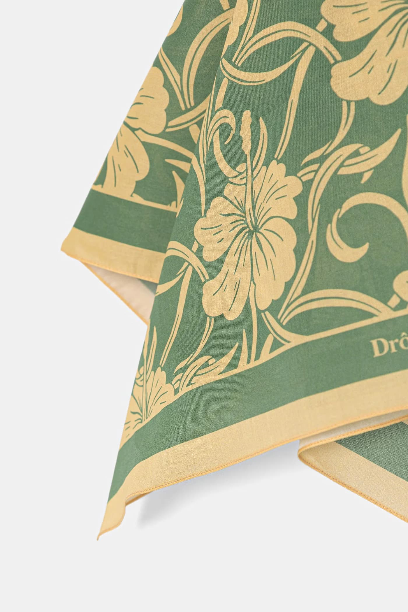 Мужской хлопковый шарф Monogramme Hibiscus - фото 3