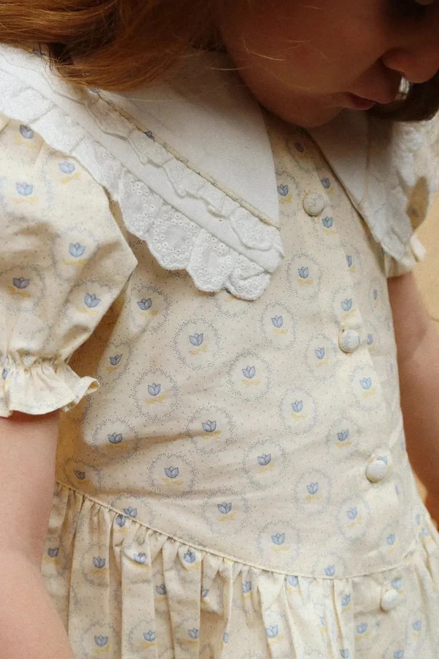 Детская хлопковая блузка COEUR COLLAR SHIRT GOTS - фото 7