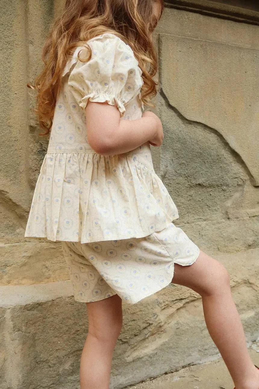 Детская хлопковая блузка COEUR COLLAR SHIRT GOTS - фото 8